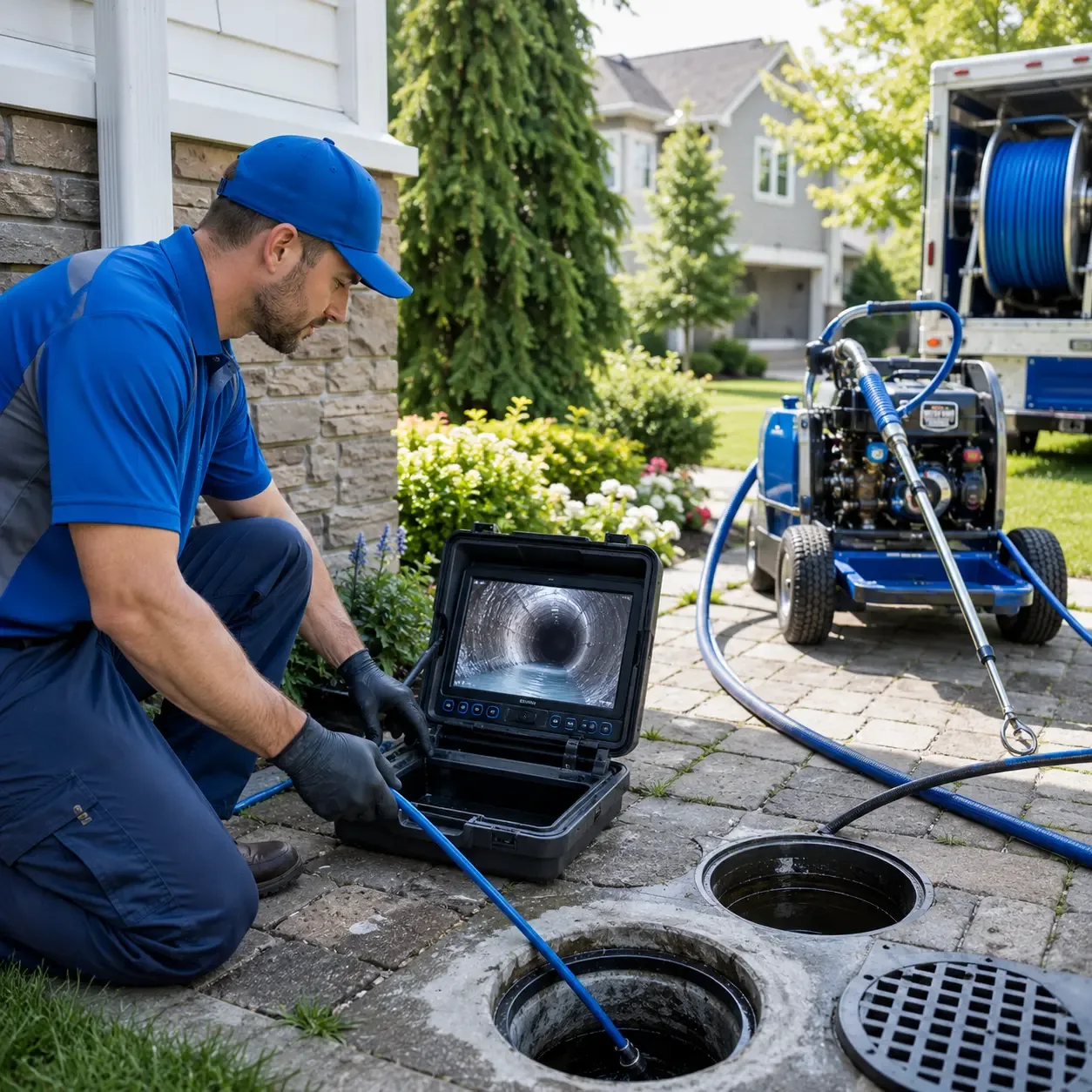 Outdoor drain cleaning professionals serving Coello, IL